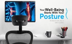 Office Chair Headrest Attachment Universal, Head Support Cushion. NEW