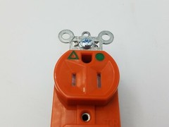 Pass Seymour TRIG8200 Tamper Resistant Receptacle Hospital Grade 15A 125V Orange