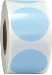 Circle Color Dot Stickers | 1.25″ Inches Round – 500 Pack | Pick One Color