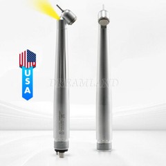 Dental LED Surgical 45 Degree High Speed Handpiece 2/4 Holes or FG Burs