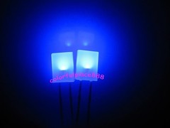 1000pcs 2x5x7mm Blue Diffused Rectangle LED Rectangular Leds Light Lamp Bulb New