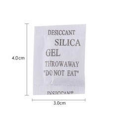 5x7in Matte Blue Foil Mylar Stand Up Open Top Bag With Clear Front&Desiccant