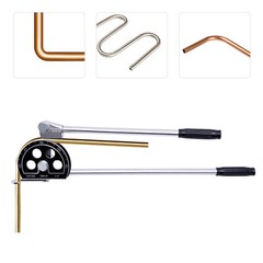 Manual Copper Pipe Bender HVAC Refrigeration Ratcheting Tube Bender 19mm/3/4inch