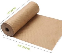 Honeycomb Cushioning Wrap Packaging Paper 16” x 300FT