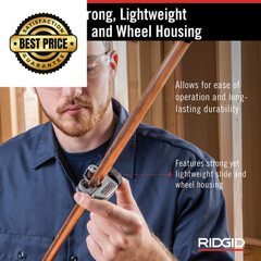 RIDGID 32975 Model 103 Close Quarters Compact Tubing Cutter for Small, Silver