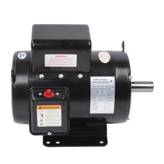 5 HP Single Phase ODP Compressor Motor 184T Frame 208-230V 60Hz Industrial