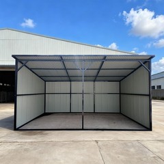12’x20′ Galvanized Metal Livestock Shed cattle and horse shed US inventory