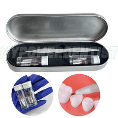 Dental Resin Brush Pen Mini Micro Replaceable Brushes Head Straight/Curved