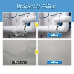 1 Gal Transparent Rubber Waterproof Sealant Terrace Roof Basement Pond Repair