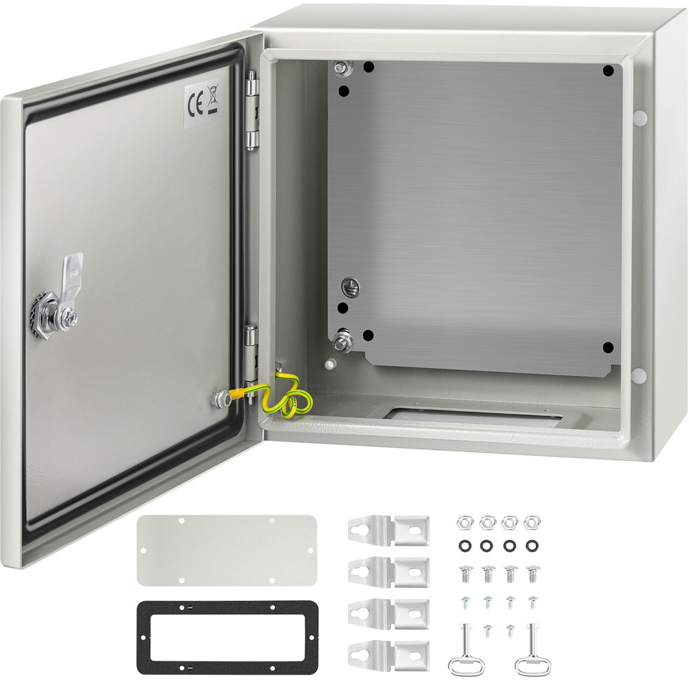 VEVOR Steel Electrical Box Electrical Enclosure Box 12x12x6” Carbon Steel IP65