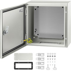 VEVOR Steel Electrical Box Electrical Enclosure Box 12x12x6” Carbon Steel IP65