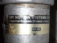 Mitsubishi #HA 200CS AC Servo Motor w/BEI Encoder