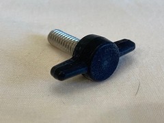1/4″-20 x 1″ Stainless Steel Thumb Screw Black Tee / Wing New Old Stock – 2 Qty