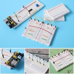 Breadboard Set 2Pcs 400 Point 2Pcs 830 Point Solderless Prototype Kit