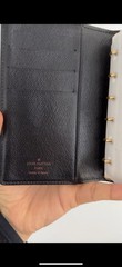 Louis Vuitton Authentic Notebook Cover Epi Black Agenda PM Noir Made in Spain