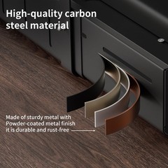 Sureup9 Under Desk Cable Management Tray Expandable 25.238.6 Heavy Duty Carbon