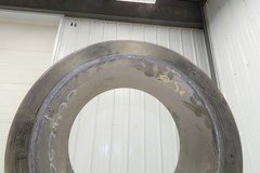 Forklift Tire 16-1/4x7x11-1/4 Smooth Press-on Black Rubber