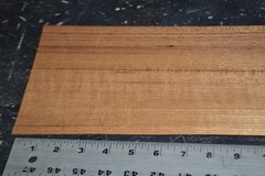 Teak Raw Wood Veneer Sheet 6 x 49 inches 1/42nd 35137-48