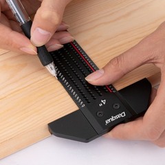 DASQUA 4″ T-SHAPED RULER WITH MARKED HOLES (1804-5333)
