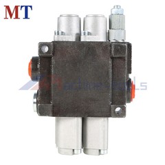 11 GPM 2 Spool SAE Ports Hydraulic Monoblock Double Acting Control Valve