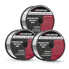 ARCCAPTAIN Stainless Steel MIG Solid Wire ER308L 030-Diameter 2-Pound 0.030″