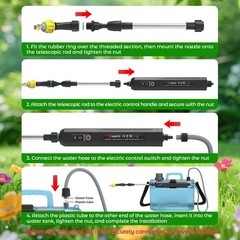 Rechargeable Electric Sprayer Upgraded Electric Sprayer Garden Sprayers