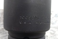 Proto J10050ML 50mm Socket Size 1 In Drive Size 6-Point Metric Impact Socket