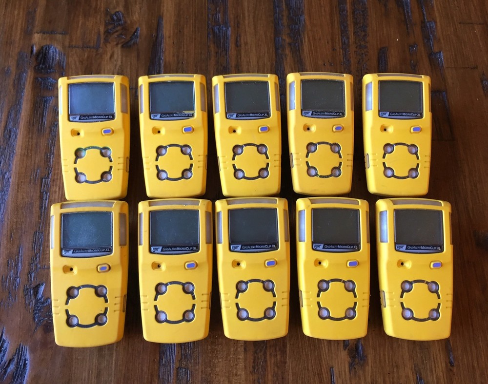Multigas H2S,LEL,CO,O2 Microclip XL BW Technologies Calibrated, New Oxygen