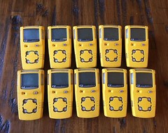 Multigas H2S,LEL,CO,O2 Microclip XL BW Technologies Calibrated, New Oxygen
