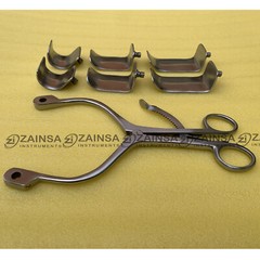 Kolbel Retractor Complete Set With 6 Blades, Shoulder Retractor German Surgical