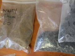 3.10 Lbs Lot Spring Washers & Split Lock Washers ( 4000+- Pieces ) As Pictured