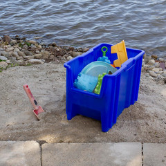 13014 Stak-N-Store Heavy Duty Stackable Open Front Plastic Storage Container Bin