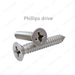 M2 M2.3 M2.5 M3 Stainless Steel Phillips Countersunk Self Tapping Wood Screws