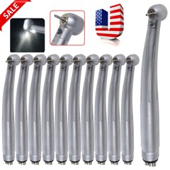 10 NSK Style DENTAL LED E-generator HIGH SPEED HANDPIECE 4-Hole PDM