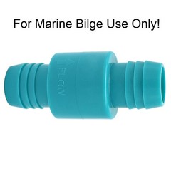 1 1/8 inch Check Valve, Marine Boat Bilge Pump Hose in-line one Small, Green