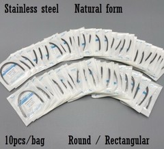 Dental S.S Orthodontic Arch Wire Stainless Steel Round Rectangular Natural Form