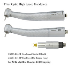 BEING Dental High Speed Handpiece Fiber Optic 45 Degree Surgical NSK Coupler LED