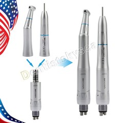 Dental Slow Speed Handpiece Inner Water Contra Angle / Straight /Air Motor 4Hole