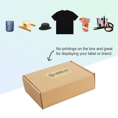 7x5x2 In Shipping Boxes Pack of 50 Small Corrugated Cardboard Box for Mailing