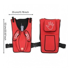 Heimlich Training Vest Chest Graphics Choking Aid Training Vest Sleeveless