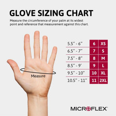 1000 Pack Ansell Microflex Diamond Grip MF-300 Disposable Latex Glove Healthcare