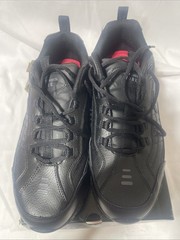 Skechers Work Footwear 20080W/ Blk Men Sz 10.5, With Memory Foam Slip Resistant