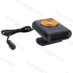 1x New 200W 12V Car Heater Cooling Fan For Windshield Defrosting – Orange/Black