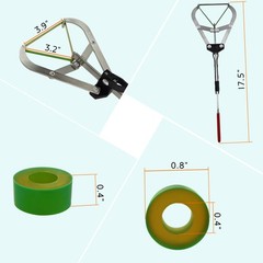 Cattle Banding Tools Calves Castration Kit, with a Large Bander and 25 pcs Ba…