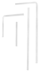 4 Piece Glass Delivery Tube Set – Variably Shaped – Borosilicate Glass – Eisco