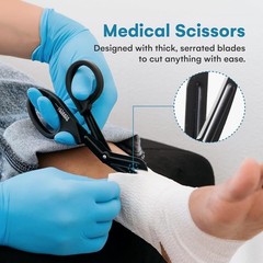 Versatile 7.5-Inch Stainless Steel Trauma Shears – Autoclavable Medical Scissors
