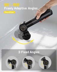 Fanttik Flip G9 Pro Electric Scrubber, VoltiPulse Motor, Dual-Speed Black