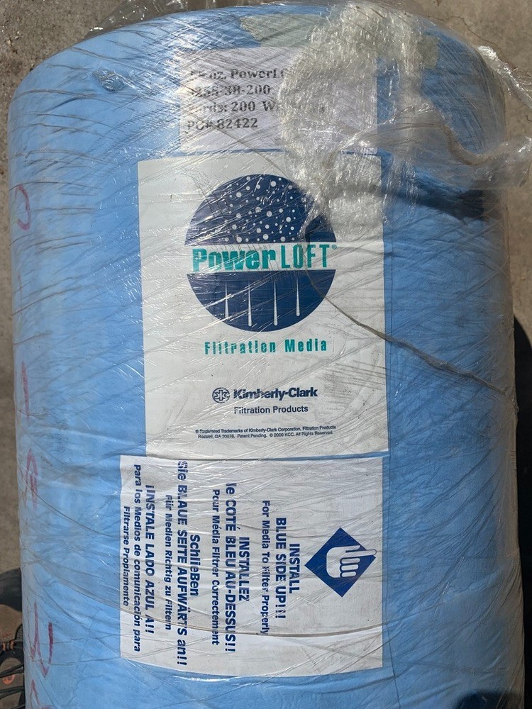 Kimberly Clark Power Loft Filtration Media 38″ Wide x 200 yards 8255-38-200