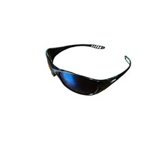 Kleenguard Hellraiser Safety Glasses 20543 Blue Mirror Lens Black Frame ANS Z87+
