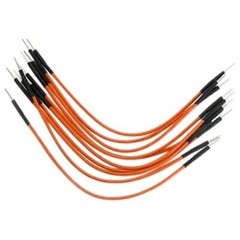 50 Piece Set of Male to Male Jumper Wire, Lengths of 2″ to 8″, Assorted Colors